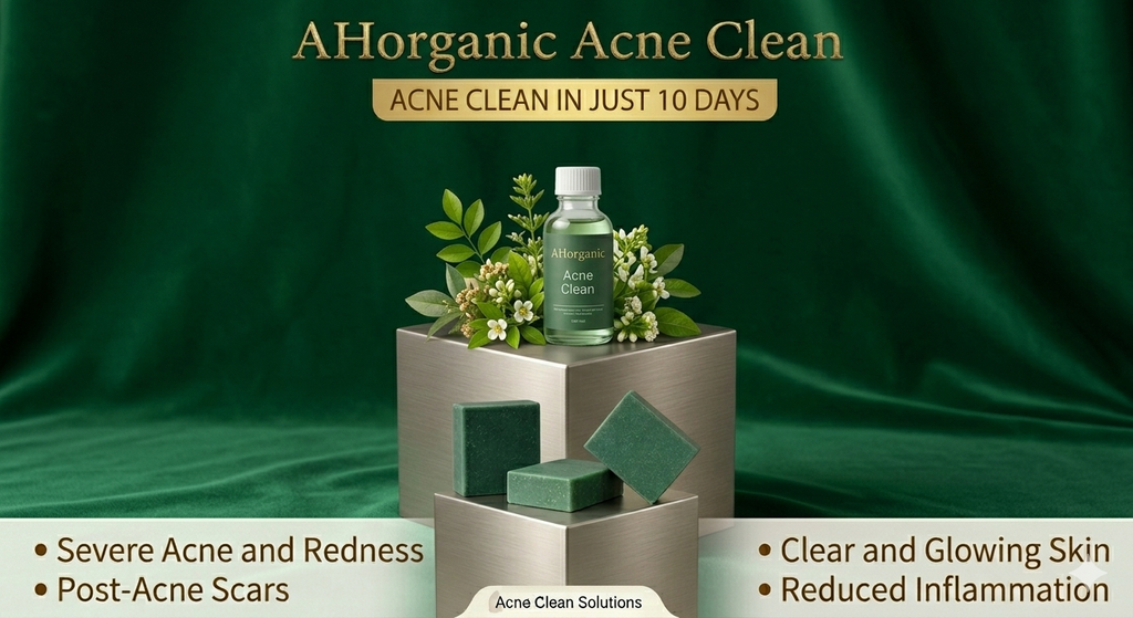 AHorganic Acne Clean Soap – Removes Pimple Marks, Scars & Redness