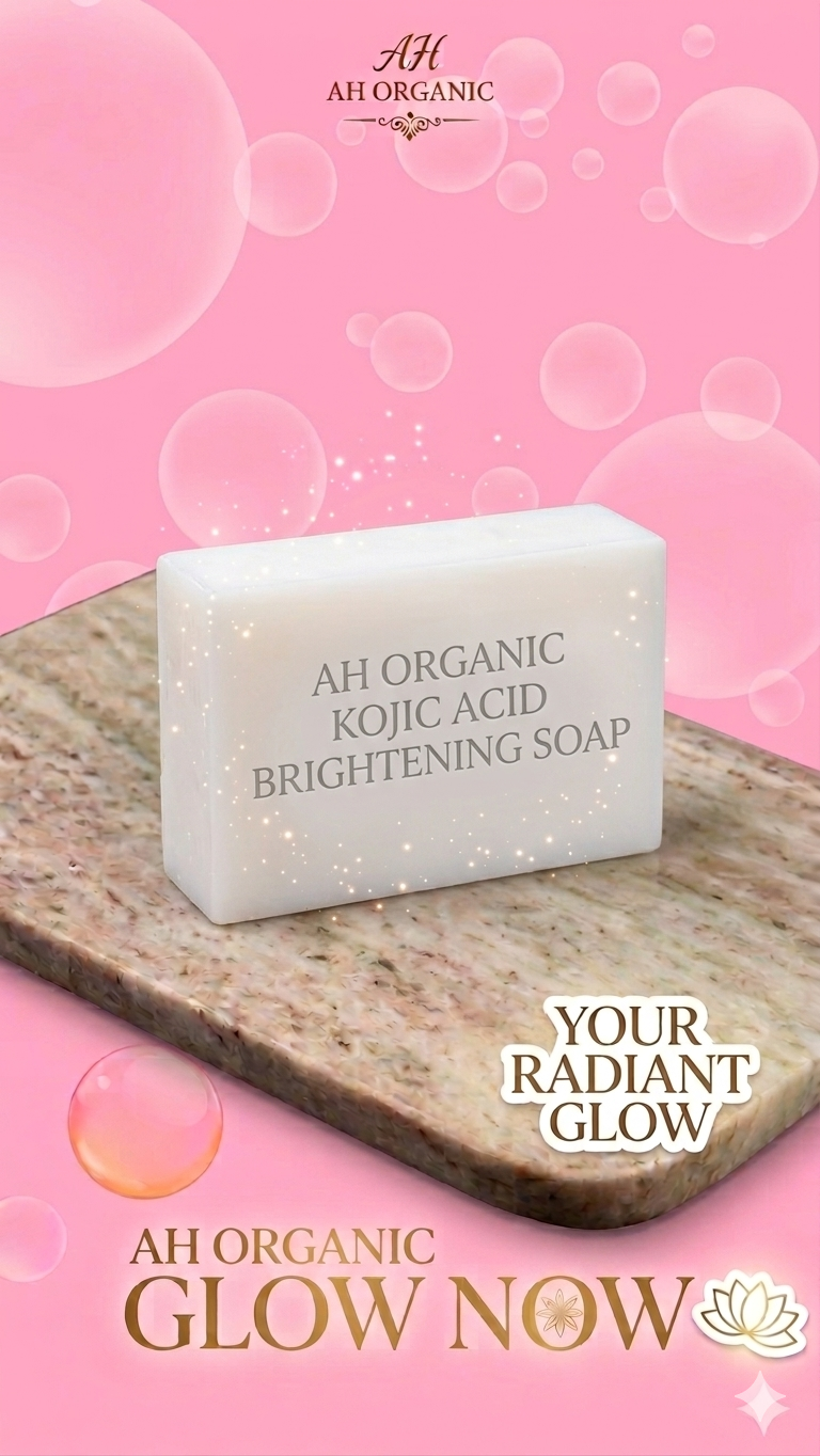 AH Organic Kojic Acid & Coffee Brightening Bundle - 2 in 1 Glow Set
