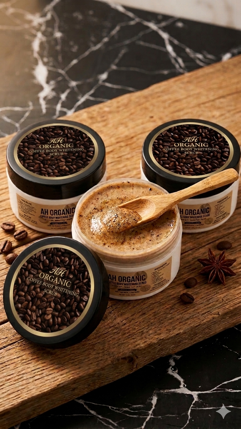 AH Organic - Coffee Body Brightening Scrub