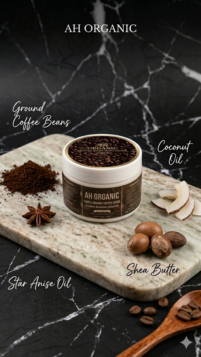 AH Organic - Coffee Body Brightening Scrub